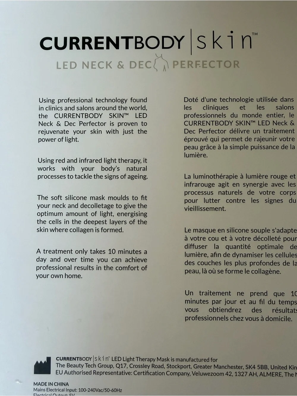 CurrentBody Neck & Décolletage Mask